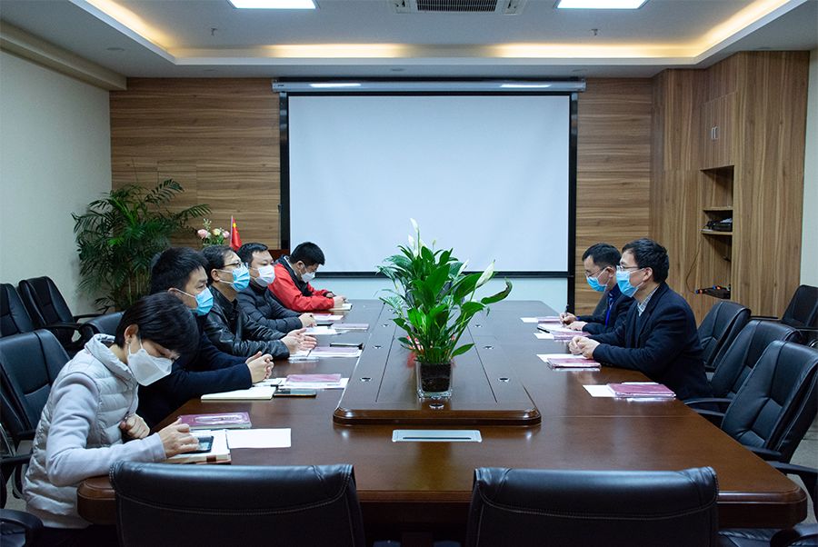 南京市棲霞區(qū)人民政府王生區(qū)長到科進調(diào)研