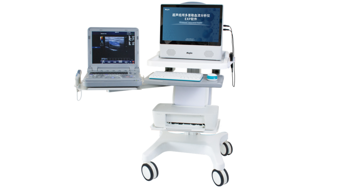 超聲經(jīng)顱多普勒血流分析儀應(yīng)用示意圖